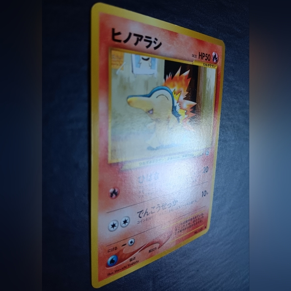 Cyndaquil Japanese Pokemon Card - Neo Genesis - NO. 155 Common Non-Holo - Picture 4 of 9